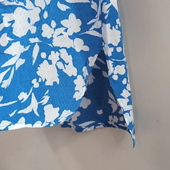 WALKER & WADE Day Tripper Tunic Dress in Cornflower Blue Sz Small - Picture 10 of 11